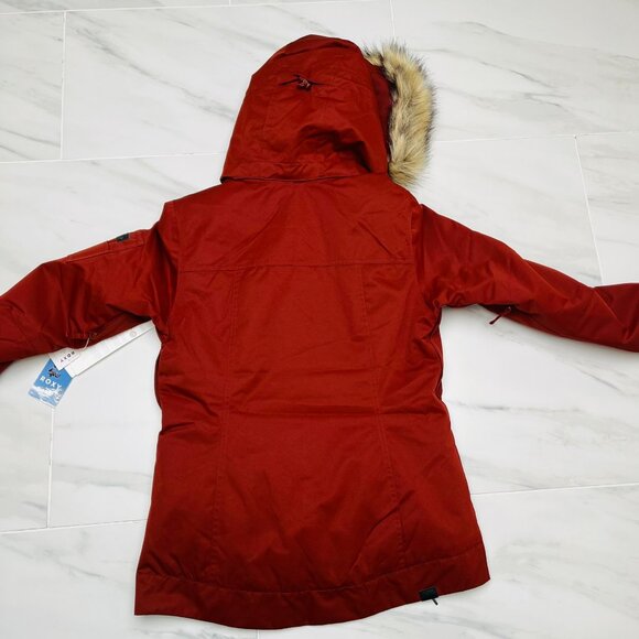 Roxy Women's Meade Jacket 'Brick Red' ERJT03424 size XS - Picture 4 of 4